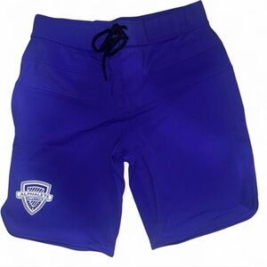 Alphalete Men Swim Titan Board Shorts In Royalty Blue Size 30 New